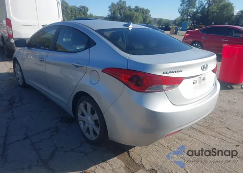 2013 Hyundai Elantra Limited z USA, uszkodzony, nr VIN KMHDH4AEXDU557987